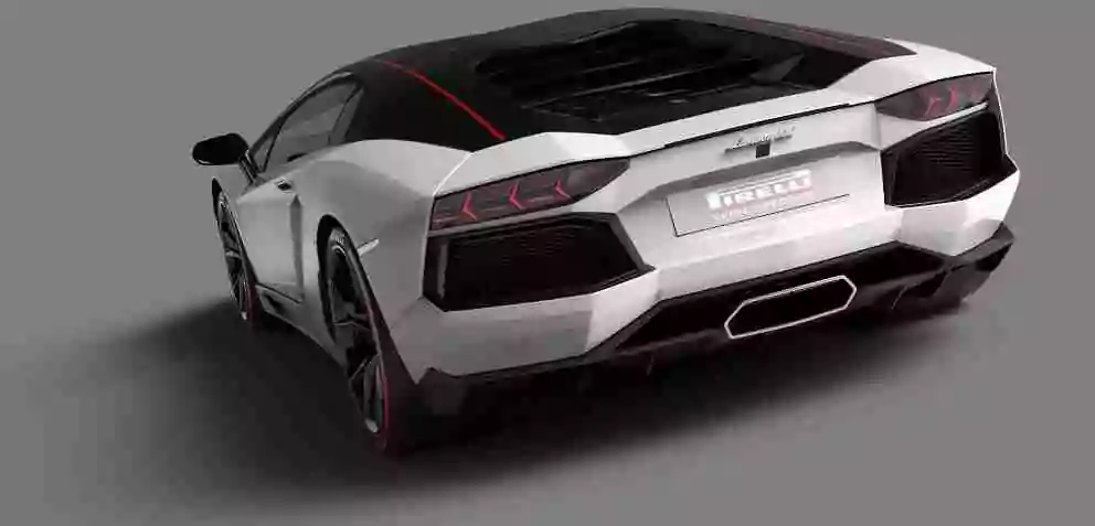 Lamborghini Aventador Pirelli rental in Dubai 